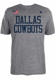Dallas Cowboys Grey Radek Short Sleeve Fashion T Shirt
