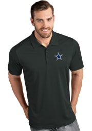 Antigua Dallas Cowboys Mens Charcoal Tribute Short Sleeve Polo