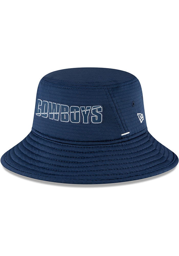 New Era Dallas Cowboys Navy Blue 2020 Training Mens Bucket Hat