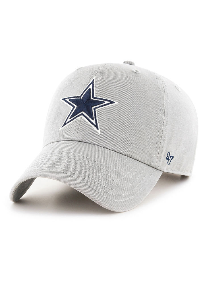 47 Dallas Cowboys Clean Up Adjustable Hat - Grey