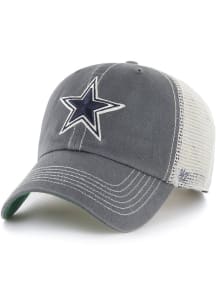 47 Dallas Cowboys Trawler Clean Up Adjustable Hat - Charcoal