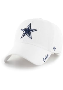 47 Dallas Cowboys White Miata Clean Up Womens Adjustable Hat