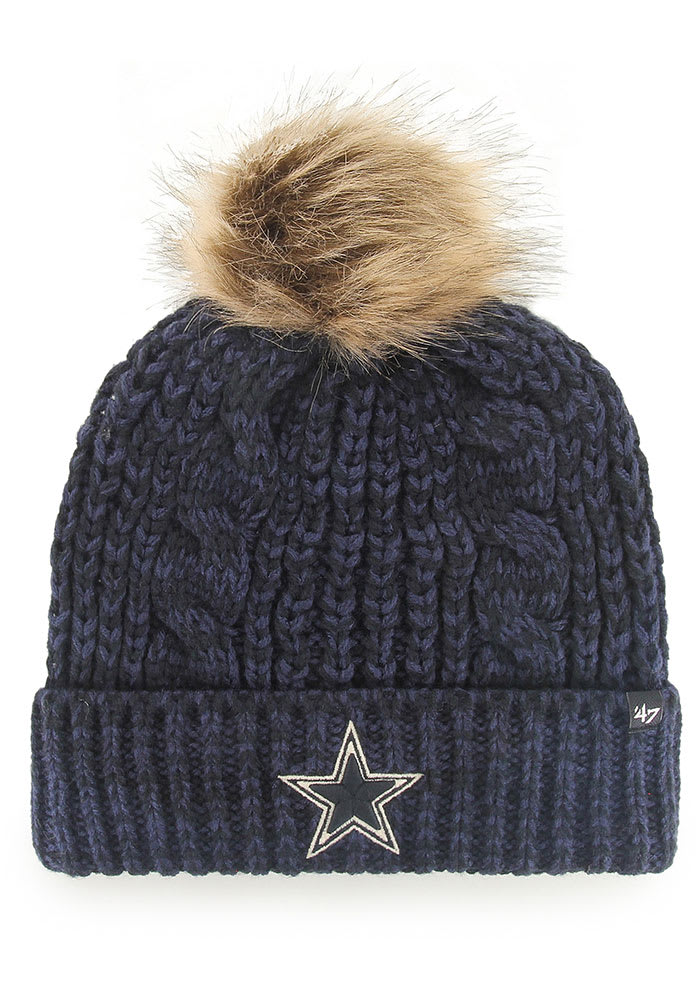 47 Dallas Cowboys Navy Blue Meeko Cuff Womens Knit Hat