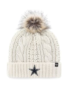 47 Dallas Cowboys White Meeko Cuff Womens Knit Hat