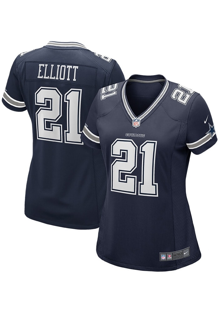 Ezekiel Elliott Dallas Cowboys Navy Blue NFL Jersey