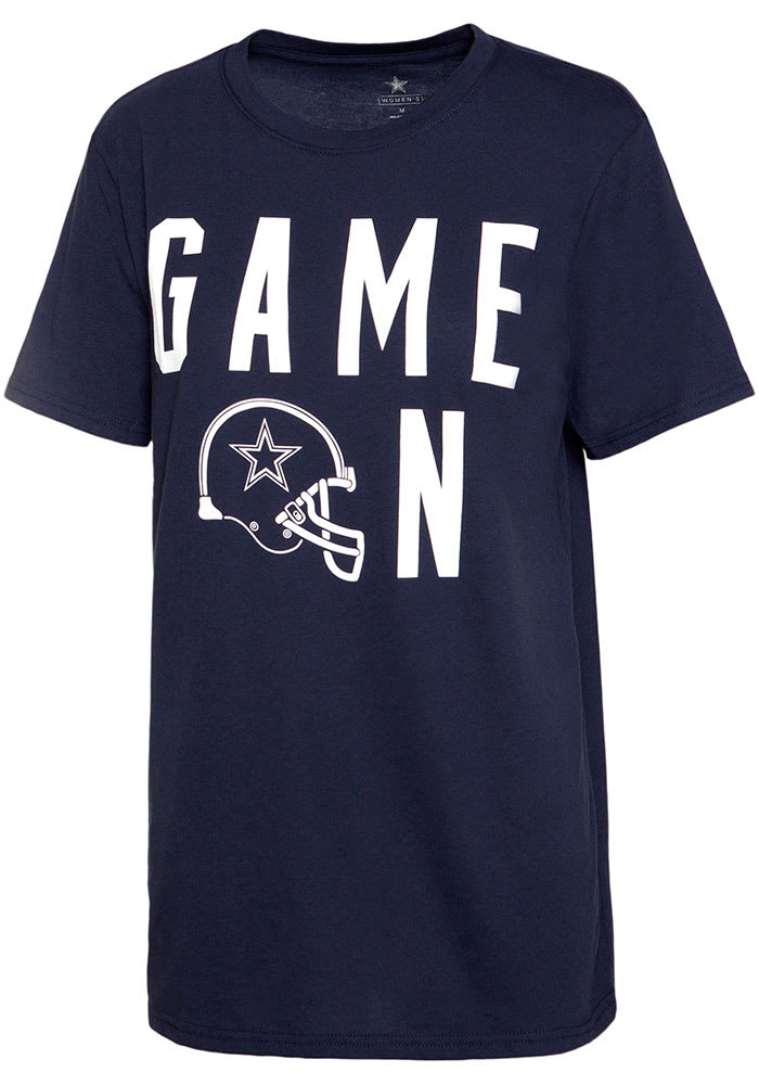 Dallas Cowboys Womens Navy Blue Sandlin Short Sleeve T-Shirt