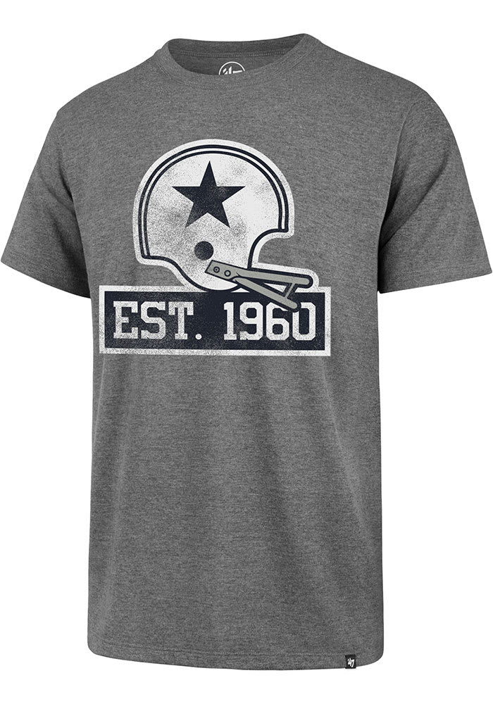 47 Dallas Cowboys Grey 60th Anniversary Imprint Club Short Sleeve T Shirt