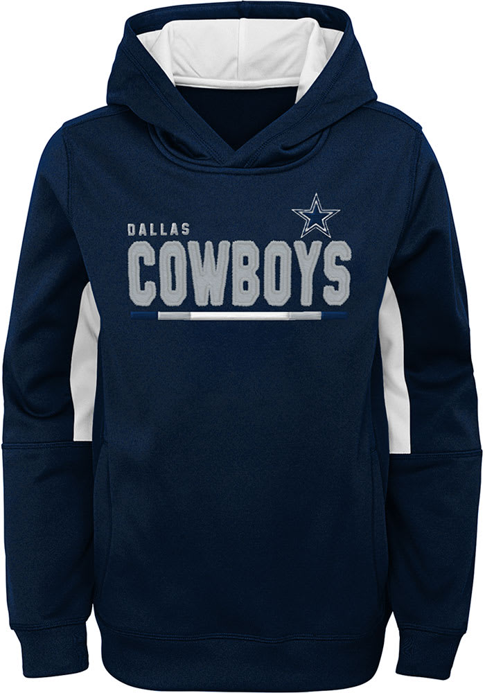 Dallas Cowboys Youth Navy Blue Long Season Long Sleeve Hoodie