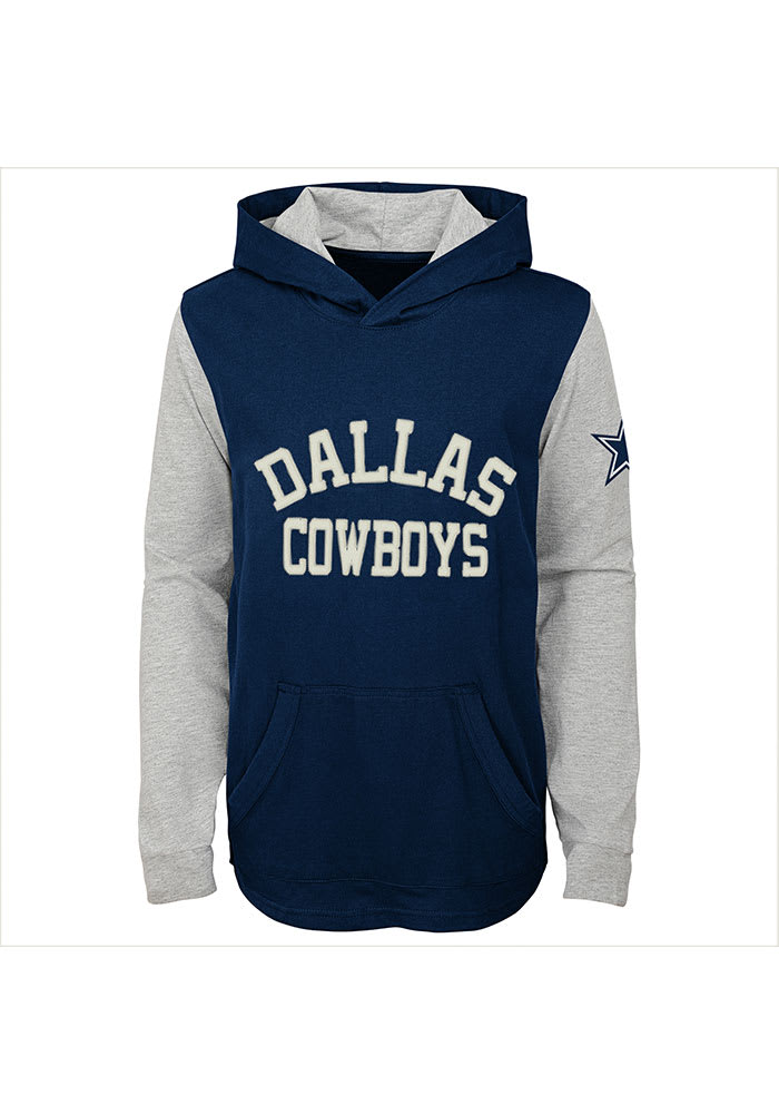 Dallas Cowboys Youth Navy Blue The Legend Long Sleeve Hoodie