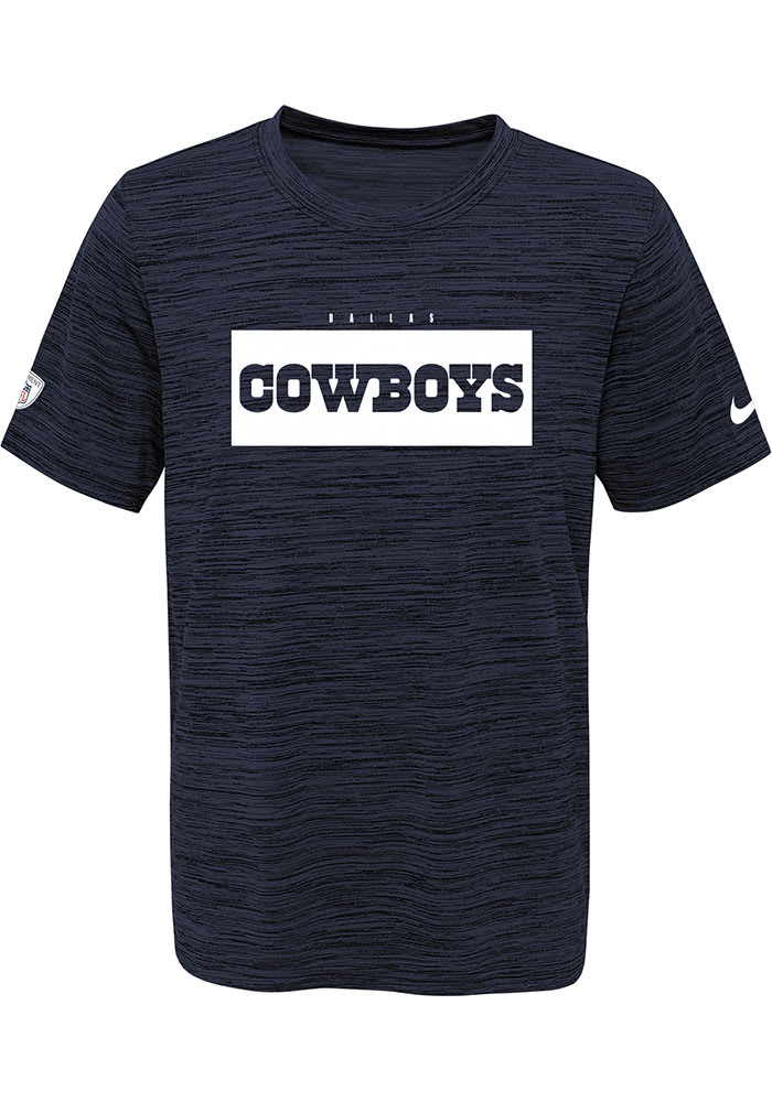 Dallas Cowboys Kids' Nike Youth Legend Short Sleeve Velocity Training T-Shirt