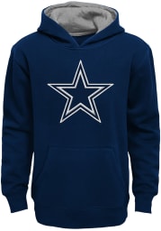 Dallas Cowboys Boys Navy Blue Prime Long Sleeve Hooded Sweatshirt