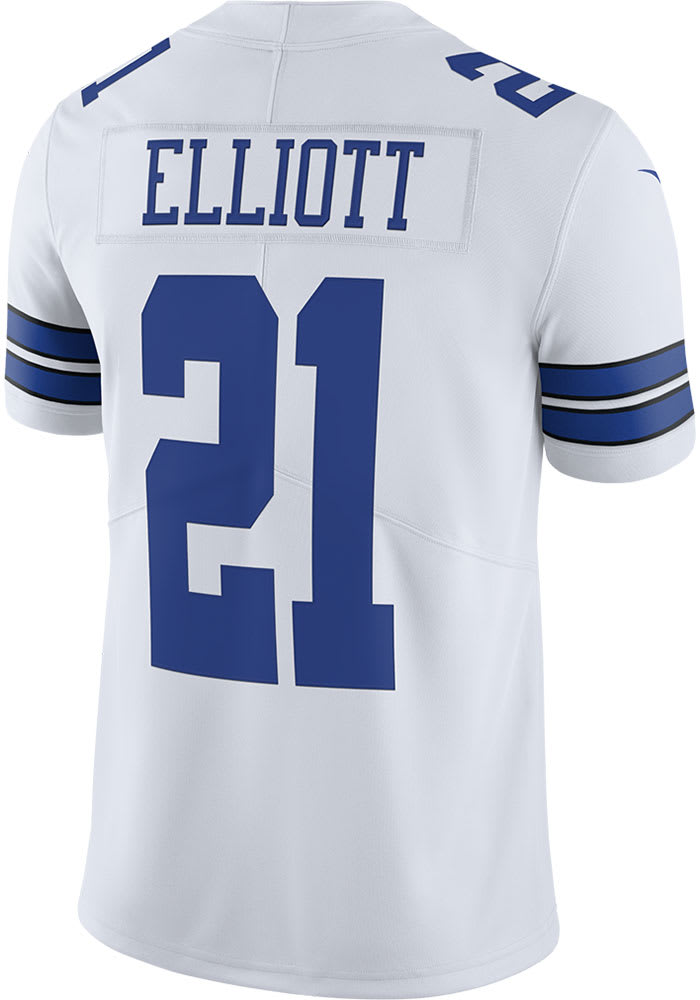 Ezekiel Elliott Dallas Cowboys Apparel Dallas Cowboys Mens White Home Limited Football Jersey