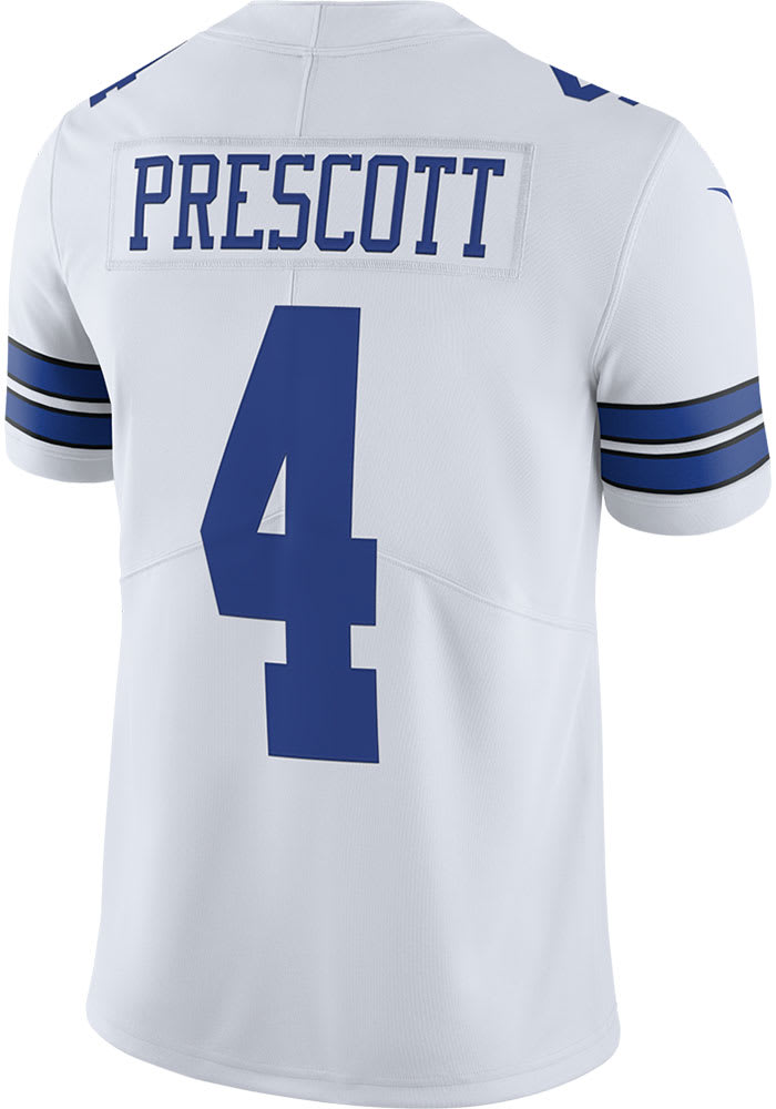 Men's Dallas Cowboys Dak Prescott Nike White Limited - Jersey Size: Small