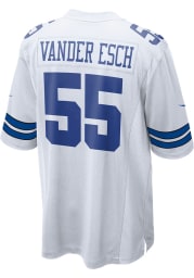 Leighton Vander Esch Nike Dallas Cowboys White Home Game Football Jersey