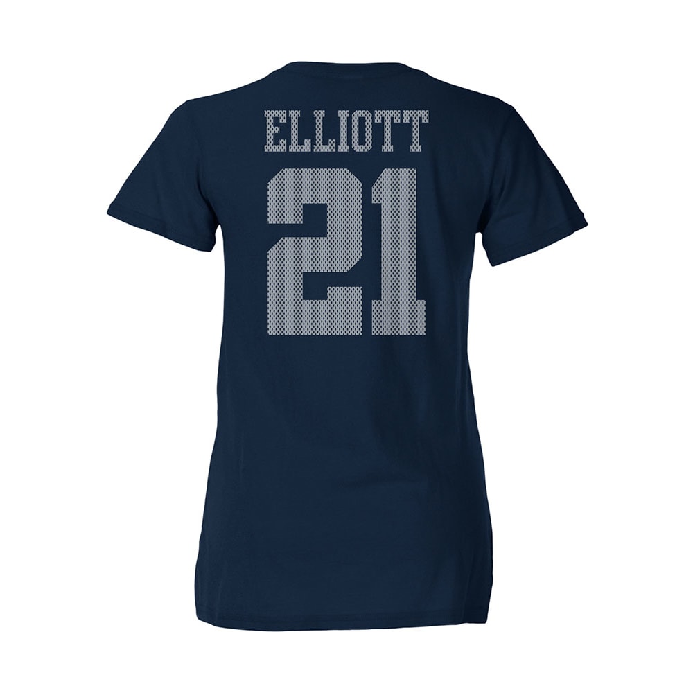 Ezekiel Elliott Dallas Cowboys Navy Blue Player Pride 3 Short
