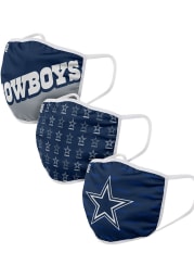Dallas Cowboys Gametime 3pk Fan Mask
