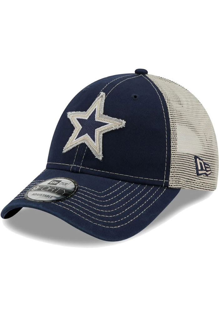 New Era Dallas Cowboys Navy Blue JR Rugged 9FORTY Youth Adjustable Hat