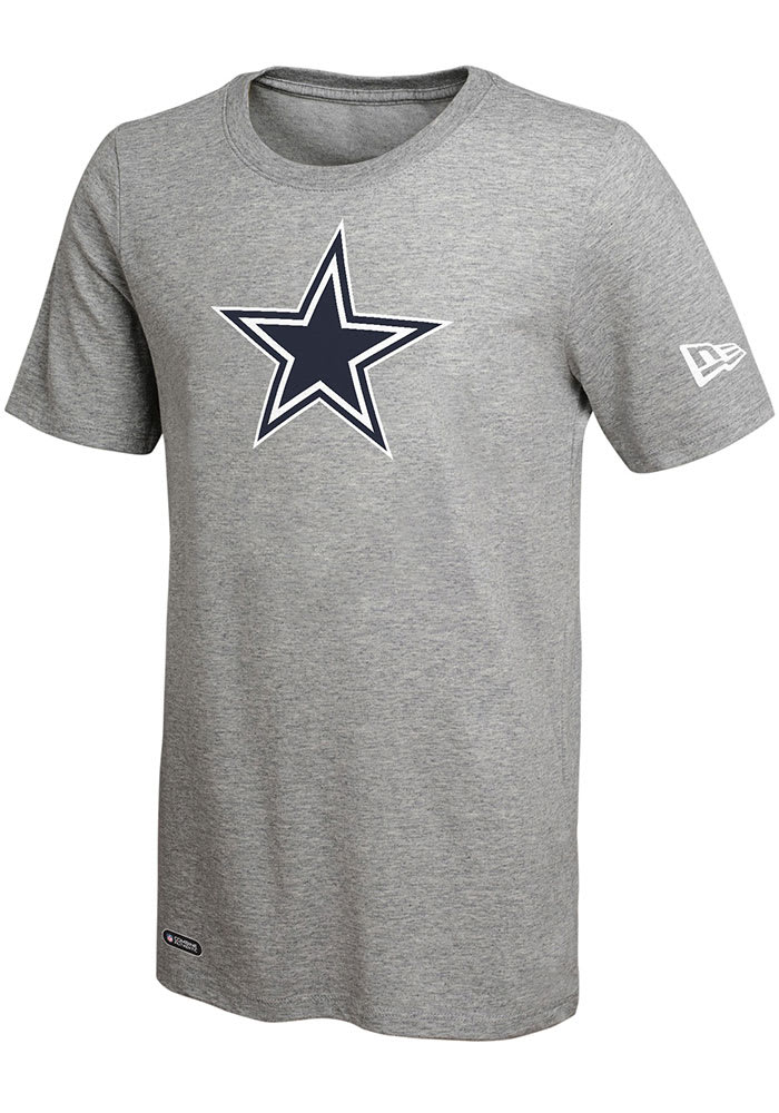 New era Dallas Cowboys Team Logo Short Sleeve T-Shirt Grey