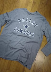 47 Dallas Cowboys Grey Varsity Arch Long Sleeve T Shirt