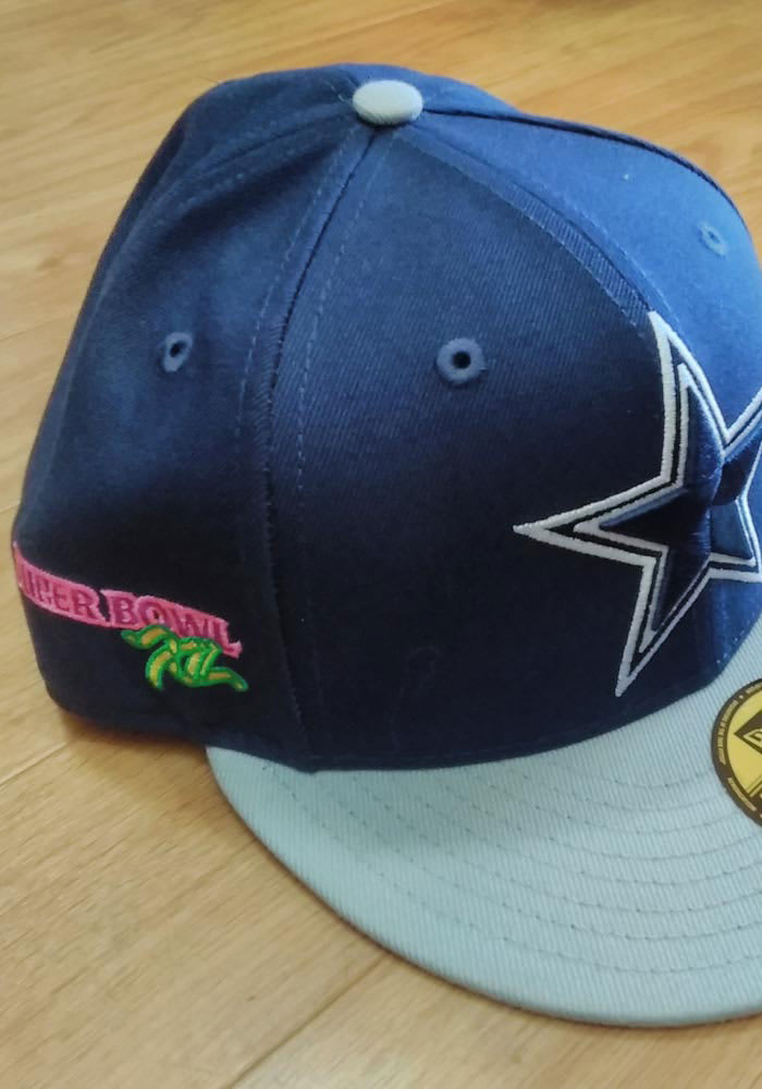 Dallas Cowboys Super Bowl XII Side Patch 59FIFTY Navy Blue New Era ...