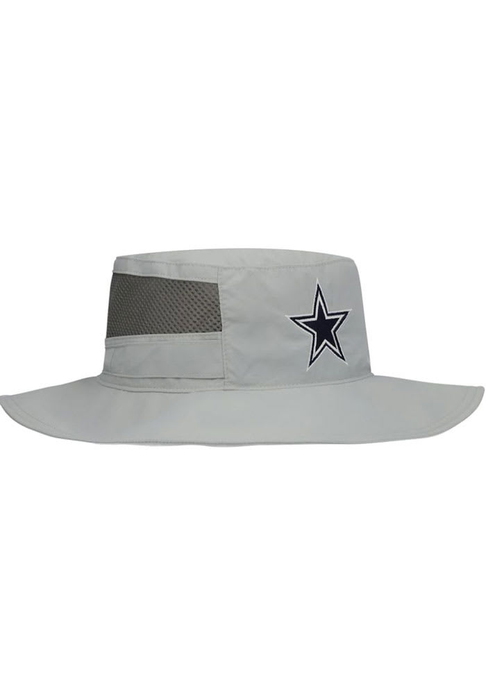 Columbia Dallas Cowboys Grey Bora Bora Booney Mens Bucket Hat