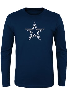 Dallas Cowboys Toddler Navy Blue Primary Logo Long Sleeve T-Shirt