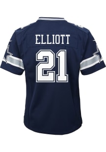Ezekiel Elliott Dallas Cowboys Toddler Navy Blue Nike Game Football Jersey