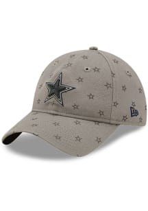 New Era Dallas Cowboys Grey Scatter 9TWENTY Womens Adjustable Hat
