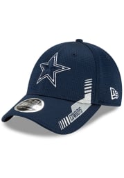 New Era Dallas Cowboys 2021 Home Sideline 9FORTY Adjustable Hat - Navy Blue