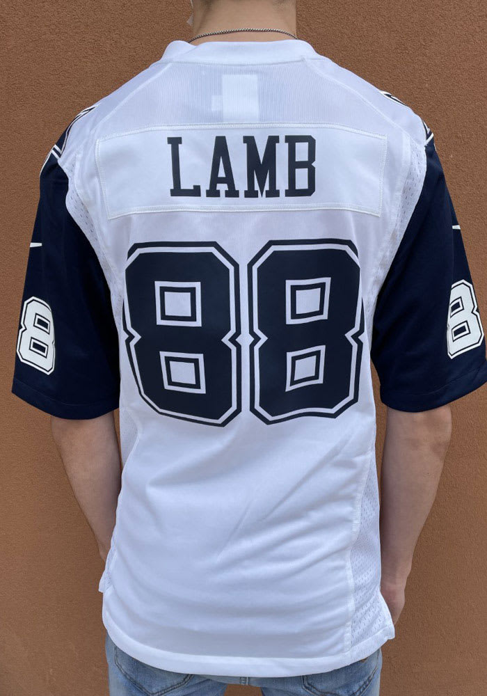 Men's Nike CeeDee Lamb White Dallas Cowboys 2nd Alternate Legend Jersey