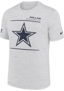 Nike Dallas Cowboys White Velocity Short Sleeve T Shirt