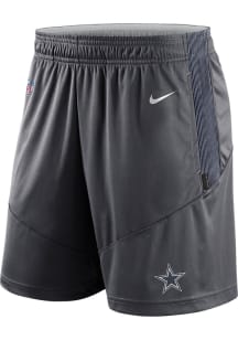 Nike Dallas Cowboys Mens Grey Dry Knit Shorts