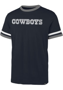 47 Dallas Cowboys Navy Blue OTIS RINGER Short Sleeve Fashion T Shirt
