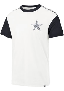 47 Dallas Cowboys White DOUBLE HEADER Short Sleeve Fashion T Shirt