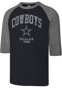 47 Dallas Cowboys Navy Blue REGIME FRANKLIN RAGLAN Long Sleeve Fashion T Shirt