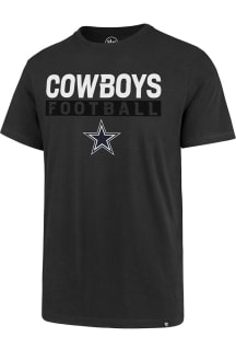 47 Dallas Cowboys Charcoal DARK OPS SUPER RIVAL Short Sleeve T Shirt