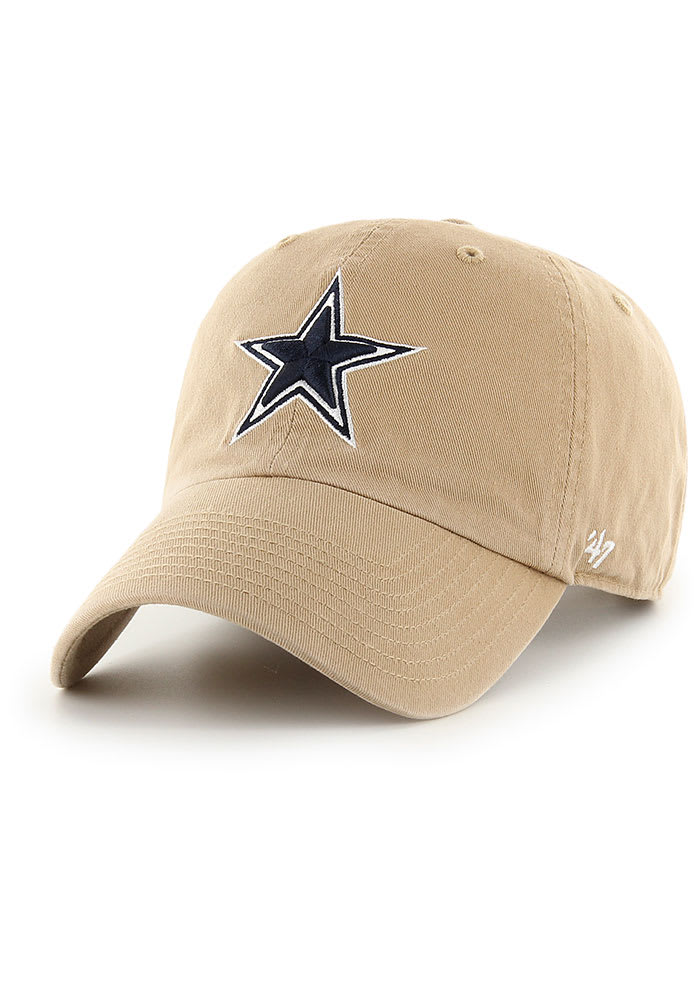 47 Dallas Cowboys Clean Up Adjustable Hat - Khaki