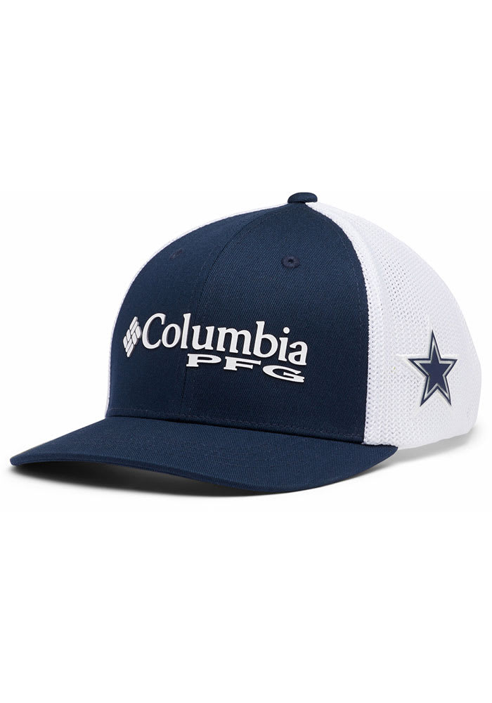 Columbia Dallas Cowboys Navy Blue 2T PFG Mesh Youth Adjustable Hat