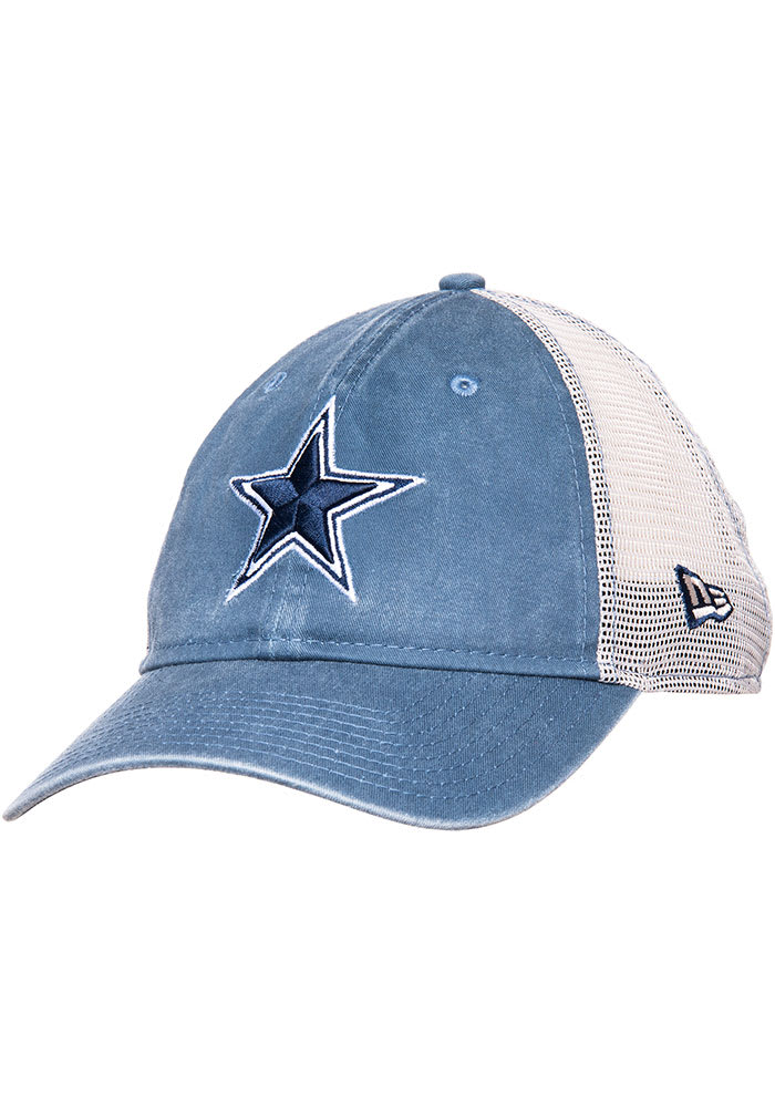 New Era Dallas Cowboys Washed 9TWENTY Adjustable Hat - Navy Blue