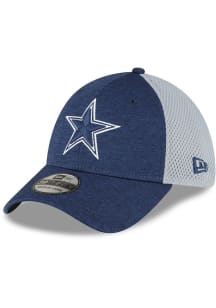 New Era Dallas Cowboys Mens Navy Blue Shadowed 39THIRTY Flex Hat