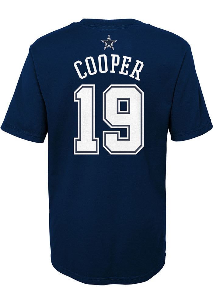 Amari Cooper Dallas Cowboys Boys Navy Blue NN Short Sleeve T-Shirt