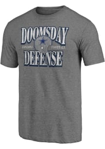 Dallas Cowboys Grey HOMETOWN DOOMSDAY Short Sleeve Fashion T Shirt