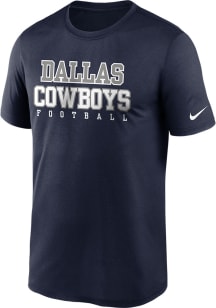 Dallas Cowboys Navy Blue LEGEND Short Sleeve T Shirt