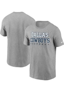 Nike Dallas Cowboys Grey LEGEND Short Sleeve T Shirt
