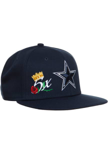 New Era Dallas Cowboys Mens Navy Blue 5X Crown Champs 59FIFTY Fitted Hat