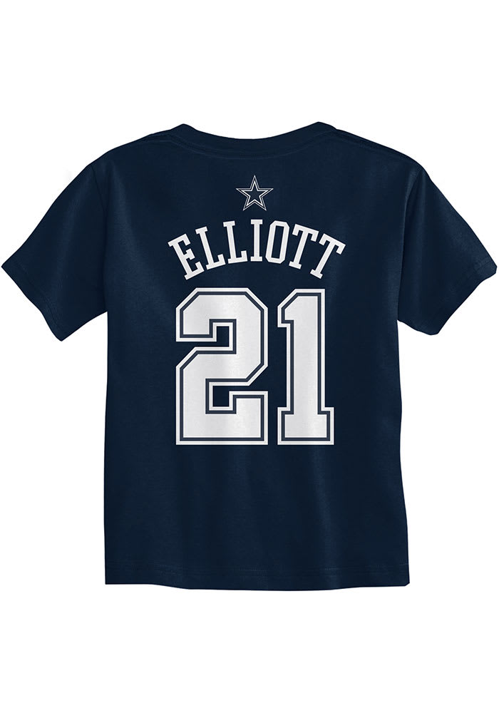 Ezekiel Elliott Dallas Cowboys Infant NN Short Sleeve T-Shirt Navy Blue