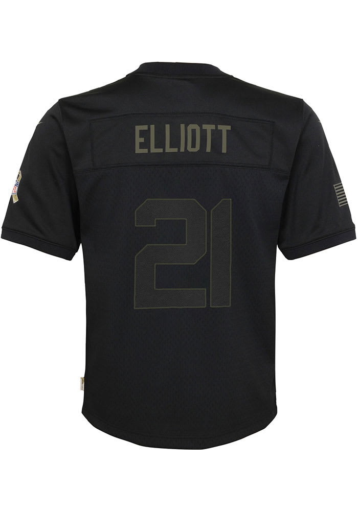 Ezekiel Elliott Dallas Cowboys Youth Black Nike Game Football Jersey