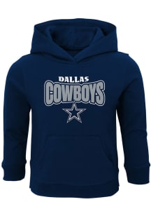Dallas Cowboys Toddler Navy Blue Draft Pick Long Sleeve Hooded Sweatshirt