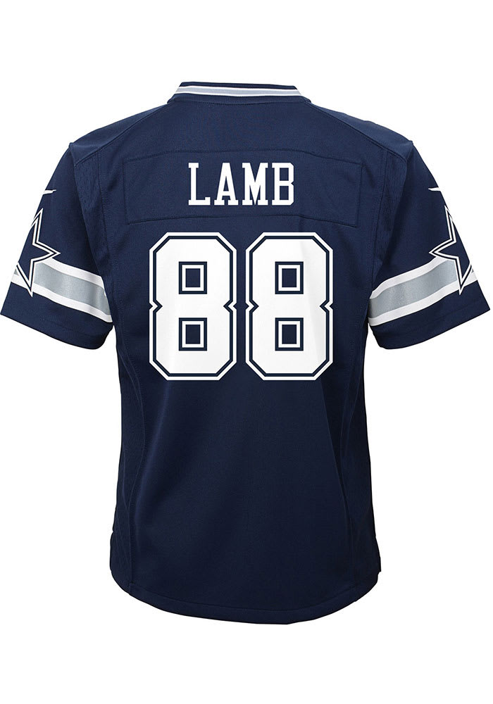 Dallas Cowboys CeeDee Lamb Baby Game Navy Blue Nike Football Jersey