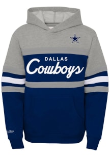 Dallas Cowboys Youth Navy Blue Head Coach Long Sleeve Hoodie